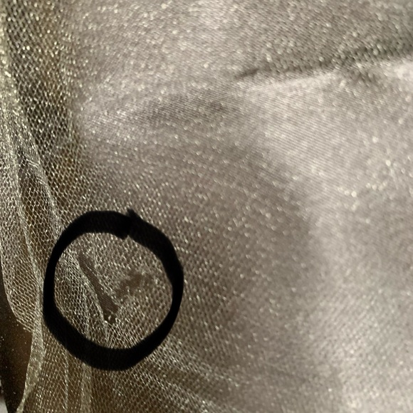 Scott McClintock Blacksequins, tulle Vintage gown Size 8 see pic for small flaw - Picture 8 of 9